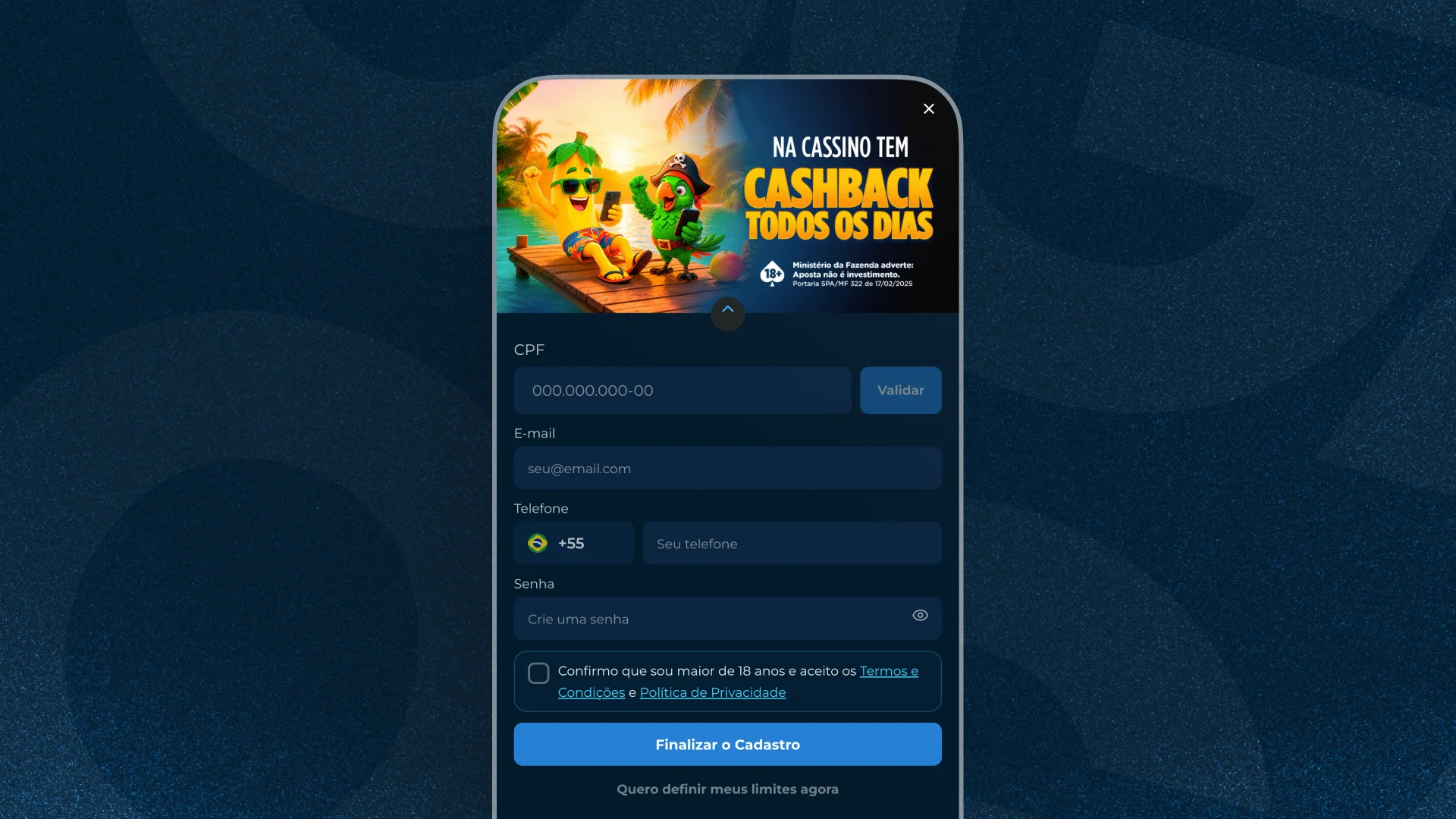 screenshot_cadastro_cupom_Cassino_Bet