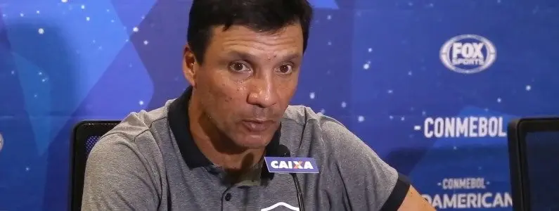 Zé Ricardo em entrevista coletiva após a derrota do Botafogo para Bahia, em Salvador, pela Copa Sul-Americana