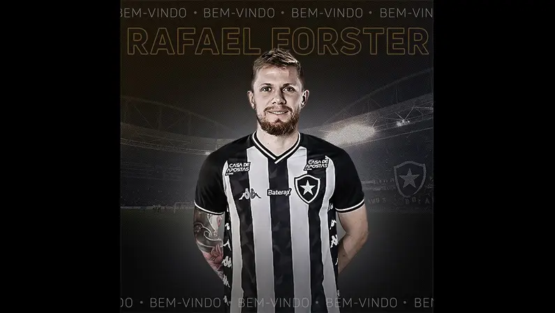 Rafael Forster é anunciado pelo Botafogo