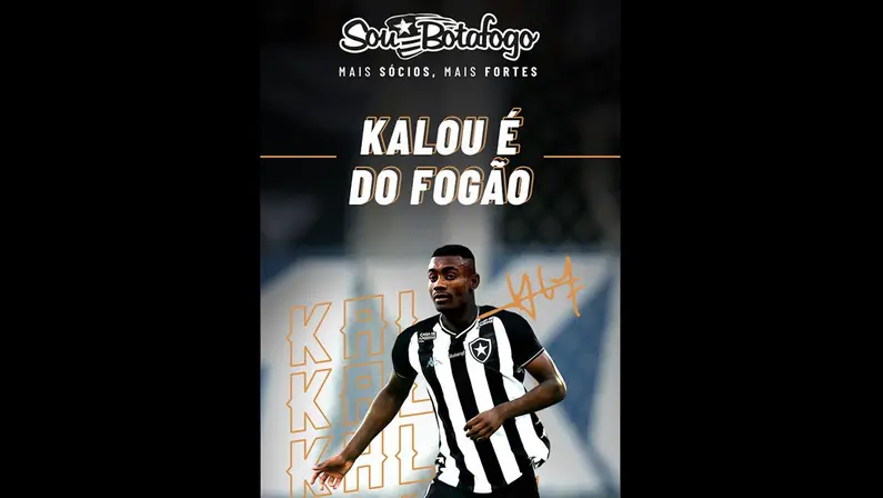 Botafogo agradece aos sócios-torcedores após contratação de Kalou
