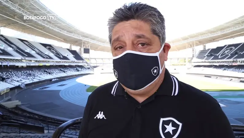 Marco Agostini, vice-presidente de futebol do Botafogo, em entrevista à Botafogo TV