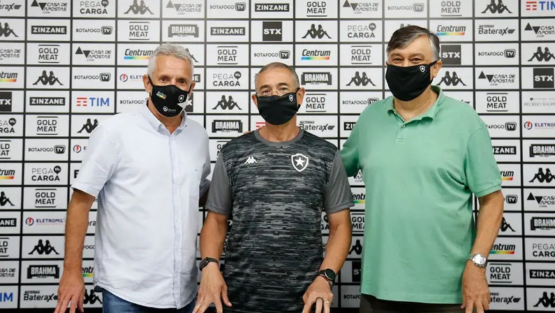 Vinicius Assumpção, Altamiro Bottino e Durcesio Mello - Botafogo