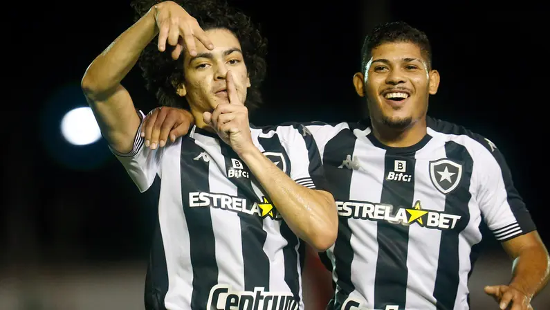 Erison celebra gols de Matheus Nascimento e comenta disputa pela titularidade no Botafogo: ‘Nos damos muito bem, somos uma família’