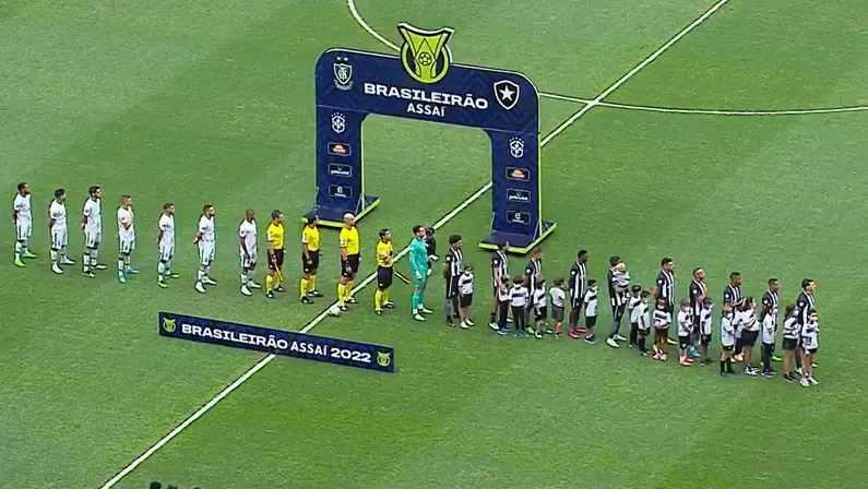 Elenco em Botafogo x América-MG | Campeonato Brasileiro 2022