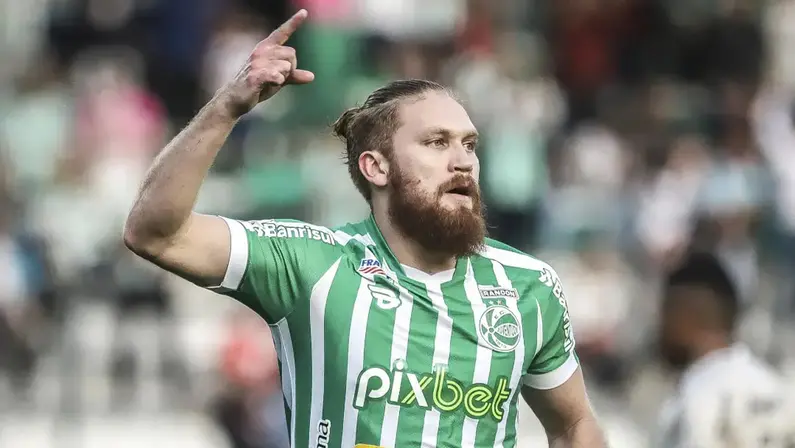 Isidro Pitta, atacante do Juventude no Brasileirão-2022