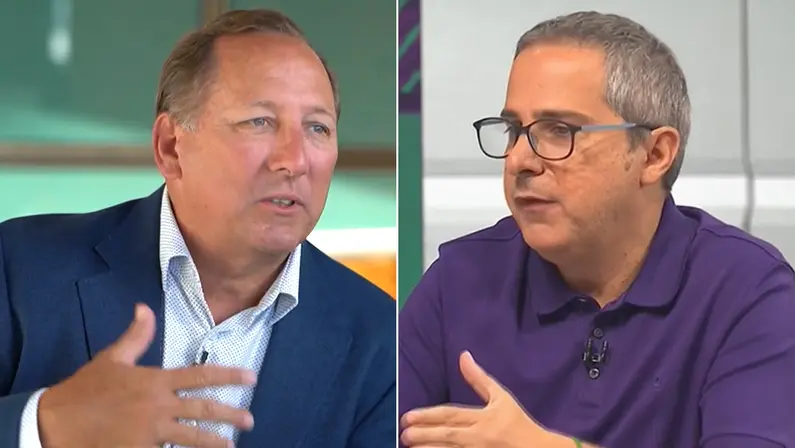 John Textor e Carlos Eduardo Mansur | Taça Rio 2023