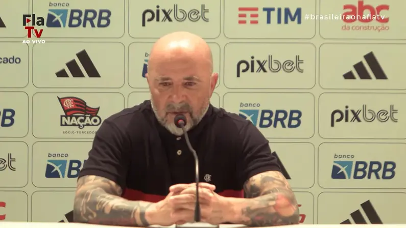 Jorge Sampaoli, técnico do Flamengo