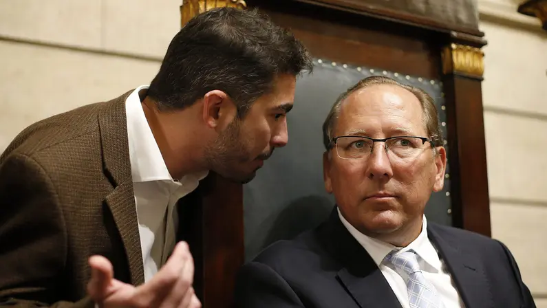 Thairo Arruda e John Textor, do Botafogo