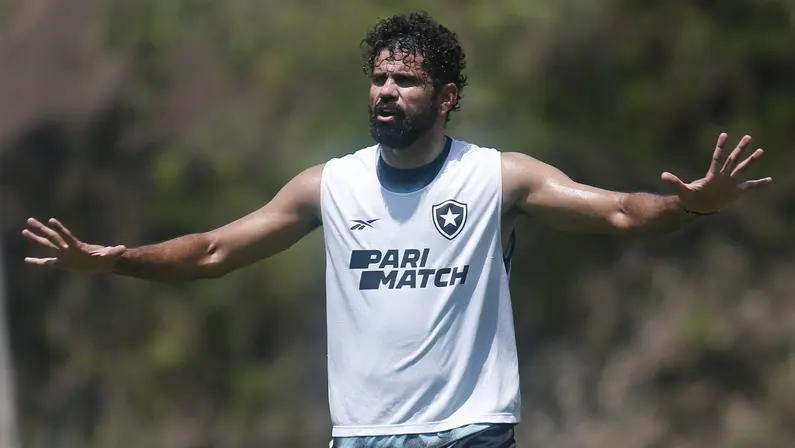 Botafogo tem interesse em renovação de Diego Costa, mas não ‘fará loucuras’; questões familiares dificultam 