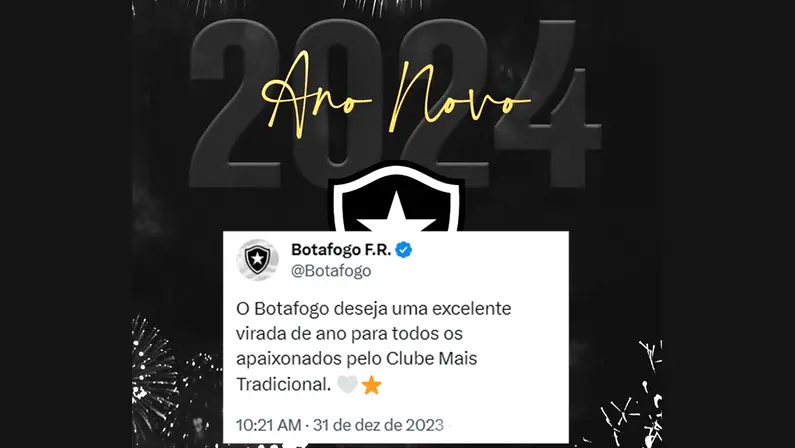 Botafogo deseja 'excelente virada' para 2024