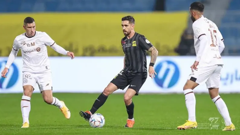 Igor Coronado, jogador do Al Ittihad, em 2023