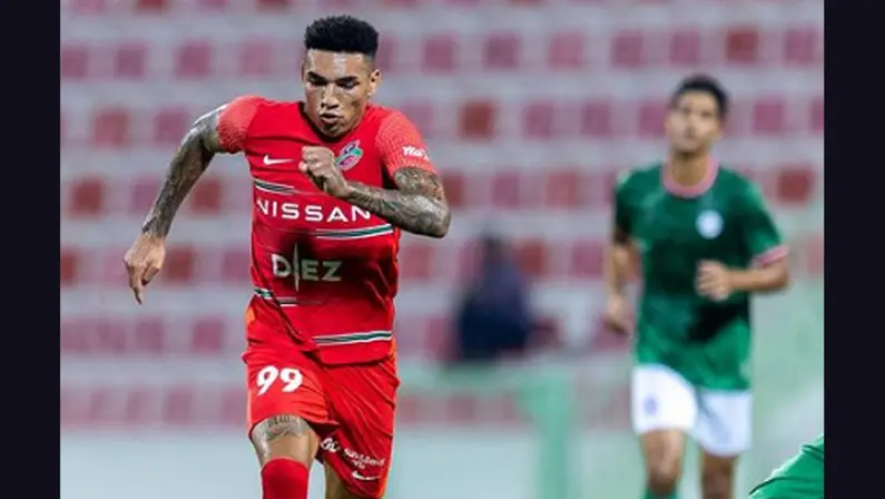 Igor Jesus, atacante do Shabab Al Ahli, dos Emirados Árabes, em 2023