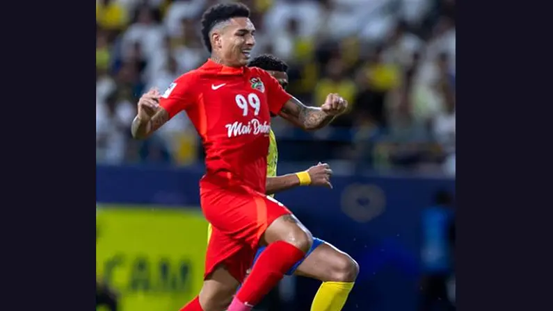 Igor Jesus, atacante do Shabab Al Ahli, dos Emirados Árabes, em 2023