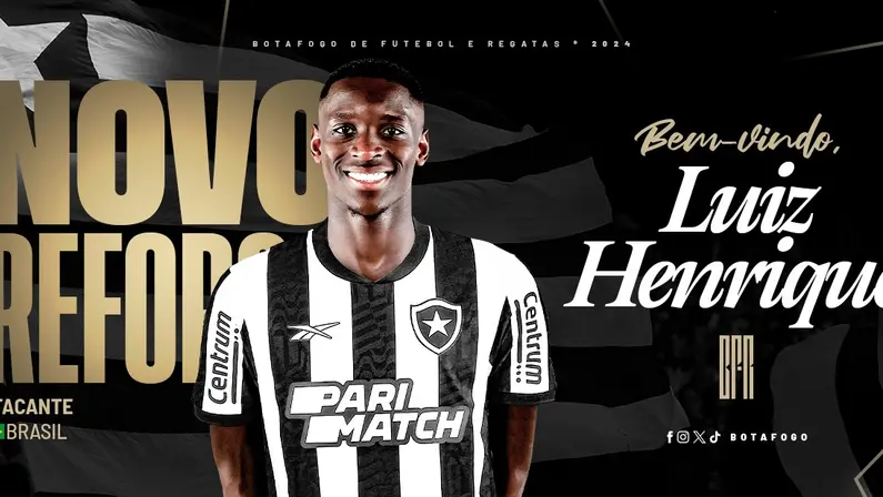 ‘VEM QUE TEM!’: BOTAFOGO ANUNCIA CONTRATAÇÃO DE LUIZ HENRIQUE, A MAIOR DO FUTEBOL BRASILEIRO