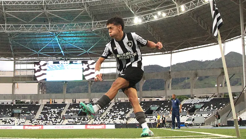 Matías Sevovia em Botafogo x Sampaio Corrêa | Campeonato Carioca 2024