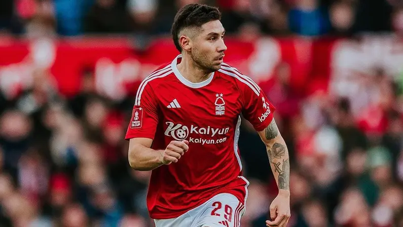 Em busca de um lateral, Botafogo põe no radar Gonzalo Montiel, do Nottingham Forest