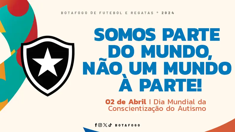Botafogo Dia Mundial da Conscientização do Autismo