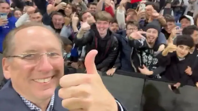 John Textor em Lyon x Valenciennes | Copa da França 2023/2024