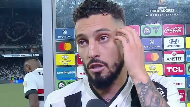 Alex Telles em Botafogo x São Paulo | Libertadores 2024