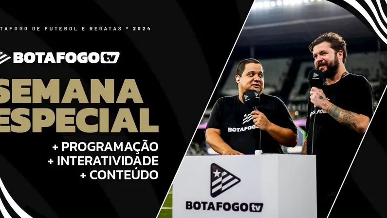 Botafogo TV terá mais de 100 horas de conteúdo em semana decisiva para o Glorioso