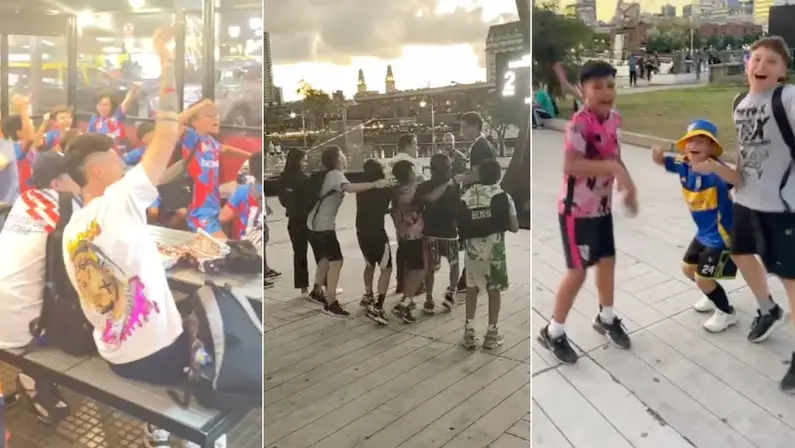 Crianças em Buenos Aires escolhem torcer pelo Botafogo na final da Libertadores-2024