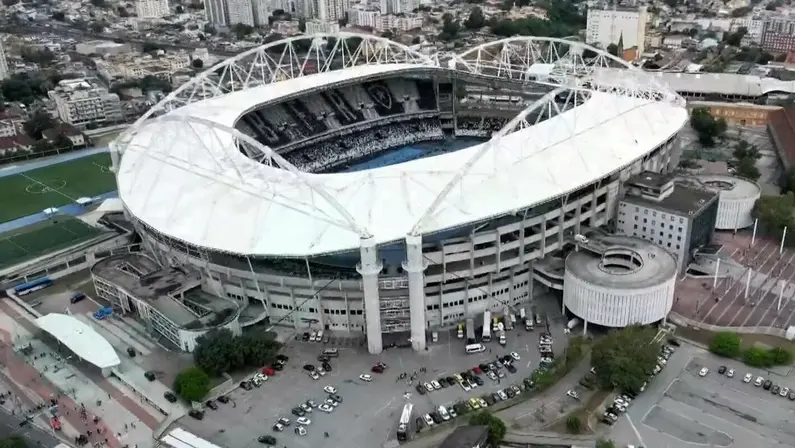 Vista aérea do Estádio Nilton Santos (Engenhão) em Botafogo x Cuiabá | Campeonato Brasileiro 2024