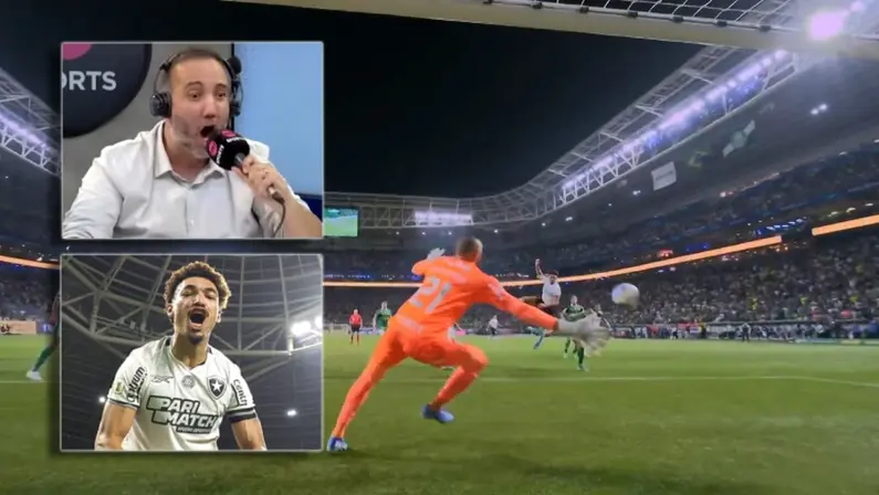 Emocionante narração do gol de Adryelson em Palmeiras x Botafogo | Campeonato Brasileiro 2024