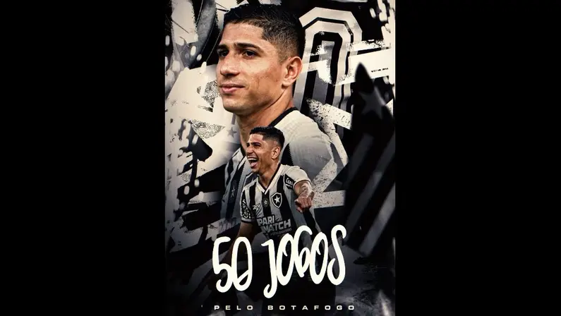 Savarino celebra marca de 50 jogos pelo Botafogo: ‘Feliz, honrado e realizado em vestir essa camisa Gloriosa’