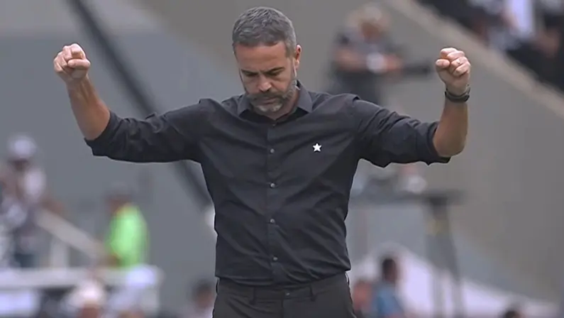 Artur Jorge em Botafogo x São Paulo | Campeonato Brasileiro 2024