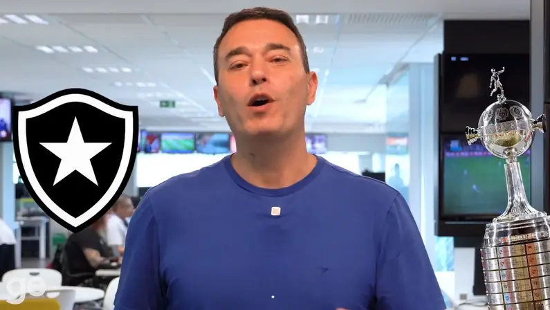 Rouco, Rizek exalta torcida do Botafogo após título da Libertadores: ‘Pesquisas não medem sentimento. Foi uma das maiores e mais lindas invasões da história do futebol’