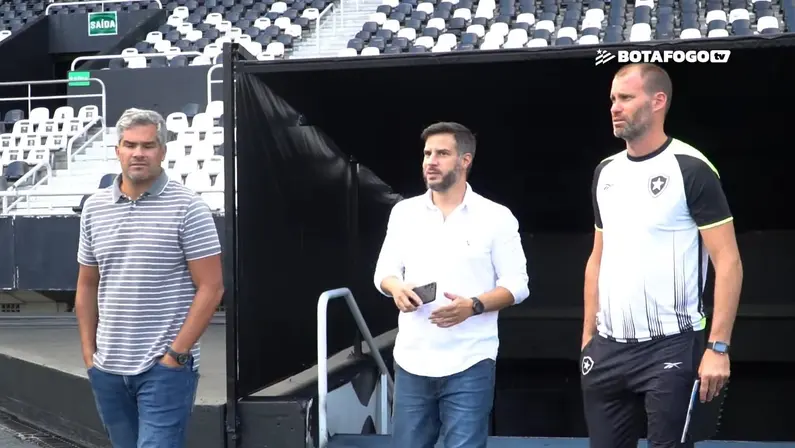 Augusto Oliveira, Léo Coelho e Joel Carli no Botafogo