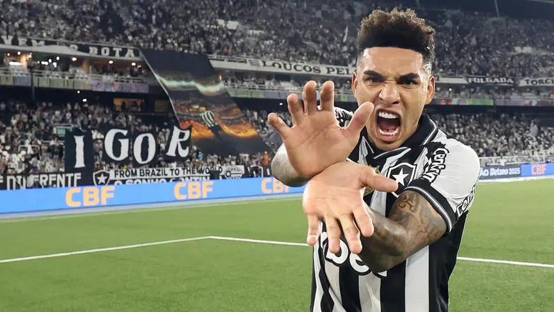 Igor Jesus em Botafogo x Ceará | Campeonato Brasileiro 2025