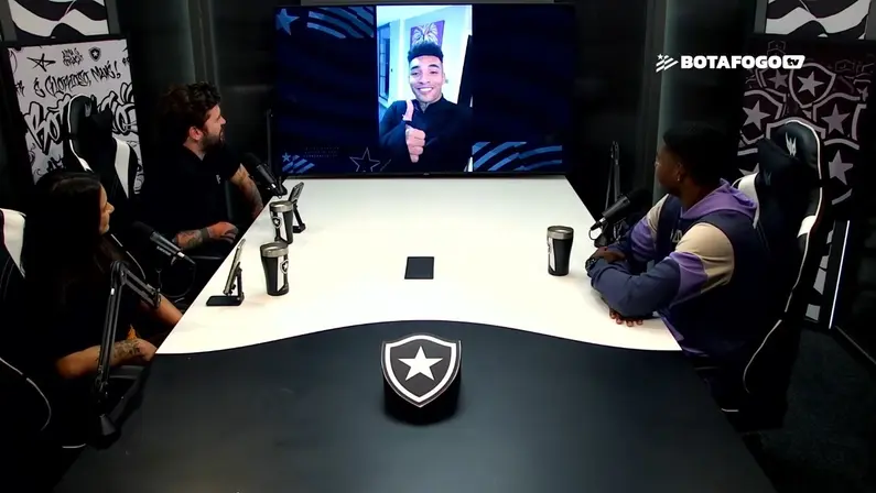 Igor Jesus e Kadir na Botafogo TV