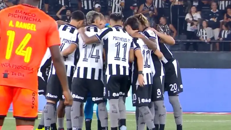 Elenco em Botafogo x Barcelona-EQU | Libertadores 2026