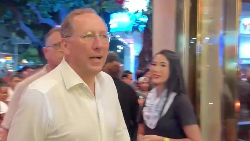 John Textor na premiação do Campeonato Carioca 2026