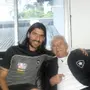 Com saudades do Botafogo, Loco Abreu recorda encontro com Nilton Santos: &#8216;Foi maravilhoso&#8217;