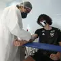 Botafogo faz novos testes de Covid-19 e treina no Nilton Santos; veja fotos