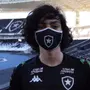 Matheus Nascimento celebra treinos com o profissional do Botafogo: ‘Sonho de criança sendo realizado’
