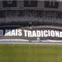 FOTOS: Bandeirão de 4 mil m² do Botafogo já está no Nilton Santos para duelo com o Atlético-MG
