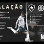 Botafogo definido com muitas mudanças para enfrentar o Internacional; veja a escalação
