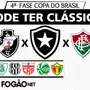 Copa do Brasil: Botafogo pode pegar Vasco ou Fluminense na 4ª fase. Veja possíveis confrontos e entenda sorteio!