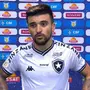 Victor Luis lamenta posse de bola improdutiva do Botafogo com um a mais contra o Grêmio