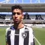 Kauê revela inspiração em Caio Alexandre no Botafogo: &#8216;Muito diferenciado&#8217;