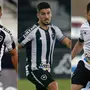 Marcinho, Felipe Ferreira e Ricardinho ainda não atuaram pelo Botafogo após saída de Chamusca