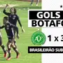 VÍDEO: Matheus Nascimento marca de novo, e Botafogo bate Chapecoense de virada no Brasileirão Sub-20; veja gols
