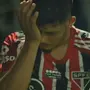 Emprestado pelo Botafogo, Erison sente dores na coxa e sai chorando ainda no primeiro tempo de jogo do São Paulo