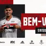São Paulo anuncia contratação de Erison, emprestado pelo Botafogo até o fim de 2023