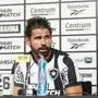 Diego Costa deixa em aberto possibilidade de estrear sábado: &#8216;Vamos decidir o melhor, não para mim, para o Botafogo&#8217;