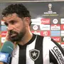 Diego Costa diz que ainda se adapta ao campo sintético e vê Botafogo vivo na Sul-Americana após empate em casa: ‘Nada perdido’