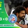 VÍDEO | Gols e melhores da vitória do Botafogo sobre o Bahia por 3 a 0 no Nilton Santos